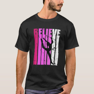 Kinder Jugend Rhythmische Gymnastik Leben rosa Ins T-Shirt