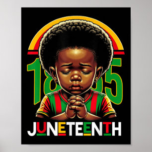 Kinder Juneteenth 1865 Schwarze Geschichte 19. Jun Poster