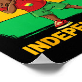 Kinder Juneteenth ist mein Unabhängigkeitstag Poster (Ecke)