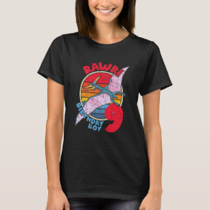Kinder Junge 9. Geburtstag ich Rawr! Pterodactylus T-Shirt