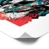 Kinder Junge Racer extreme Abenteuer. Japan Auto-J Poster (Ecke)