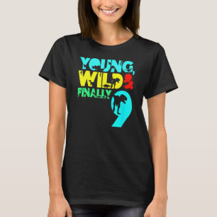 Kinder Junge Wilde Endlich 9. Geburtstag Boy Dinos T-Shirt
