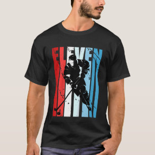 Kinder Jungen Eishockey 11. Geburtstag Spieler Mot T-Shirt