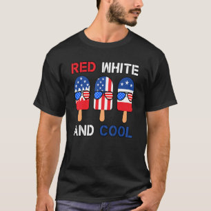 Kinder Jungen Kinder 4. Juli Rot Weiß und Coole Su T-Shirt