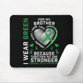 Kinder Jungen Mädchen Grüne Geschenke Bruder Cereb Mousepad (Mit Mouse)