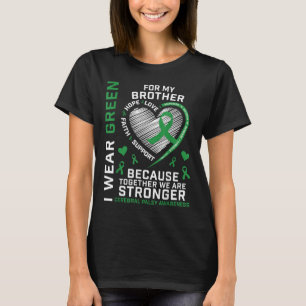 Kinder Jungen Mädchen Grüne Geschenke Bruder Cereb T-Shirt