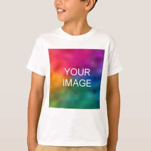 Kinder Jungen T - Shirt Vordergrunddesign Bild wei