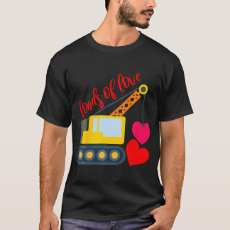 Kinder Jungen Valentinstag Ladungen Liebe Kleinkin T-Shirt