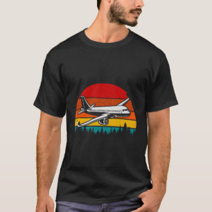 Kinder Jungs Mädchen Vintag Jet Flugzeug T-Shirt
