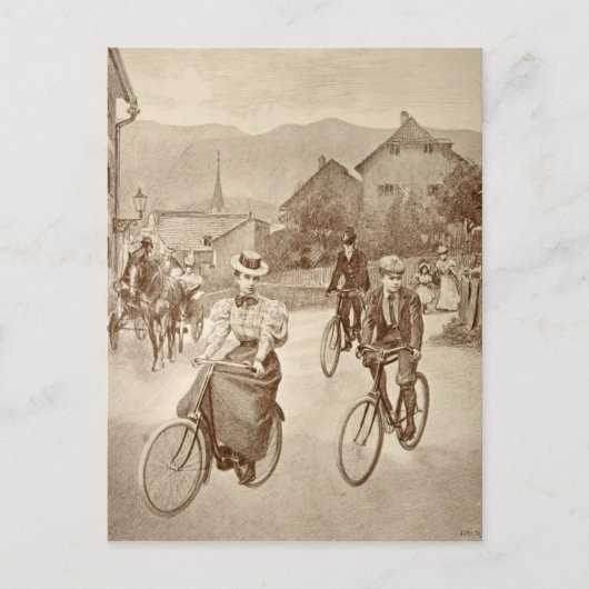 Kinder Kaiserin Elisabeth: Gisela & Prinz Rudolf Postkarte (Vorderseite)