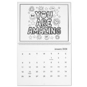 Kinder - Kalender mit Inspirationsfarben (Jan 2026)