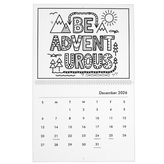 Kinder - Kalender mit Inspirationsfarben (Dez 2026)