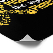 Kinder kämpfen Kinderkrebs-Zitat für einen Krebskr Poster (Ecke)