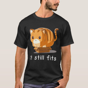 Kinder Katze in einer kleinen Schachtel passt imme T-Shirt