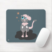 Kinder Katzen Illustration Süße Cartoon-Katze Mousepad (Mit Mouse)