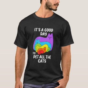 Kinder Katzen Regenbogen Kätzchen für Mädchen Jung T-Shirt