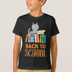 Kinder kehren in SchulOutfits für Mädchen Schulmäd T-Shirt