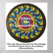 Kinder: kein Menschenhändler Poster (Vorne)