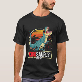 Kinder Kidosaurus Kleinkinder Geburtstag Retro Vin T-Shirt