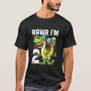 Kinder Kinder 365 2. Geburtstag Dinosaurier 2 Jahr T-Shirt