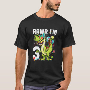 Kinder Kinder 365 3. Geburtstag Dinosaurier 3 Jahr T-Shirt