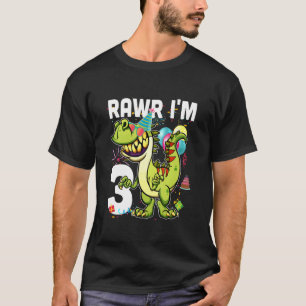 Kinder Kinder 365 3. Geburtstag Dinosaurier 3 Jahr T-Shirt
