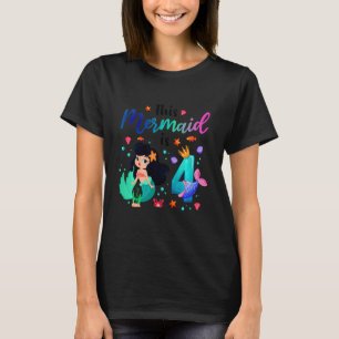 Kinder Kinder 4 Jahre alt Mädchen Geburtstag Schwi T-Shirt
