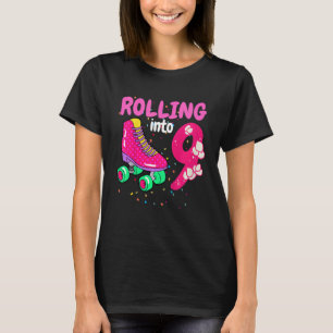 Kinder Kinder, die in 9 Jahre rollen, Rollen S T-Shirt