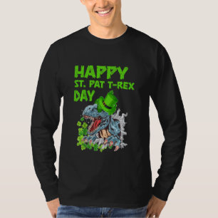 Kinder Kinder glücklich Patrick T Rex Spaß Kleinki T-Shirt