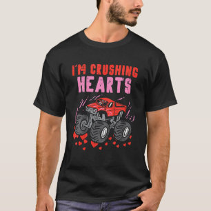 Kinder Kinder Ich zerreiße Herzen Monster LKW Klei T-Shirt