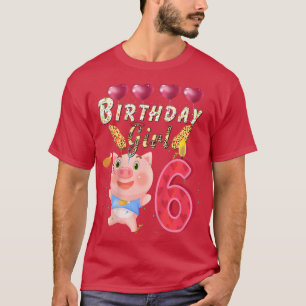 Kinder Kinder Kinder Kinder 6 Jahre alt Mädchen Ge T-Shirt