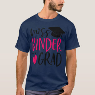 Kinder Kindergarten Abschluss Zurück zur Schule T- T-Shirt