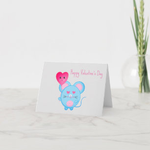 Kinder Kindergarten Freunde Maus Valentinstag Karte