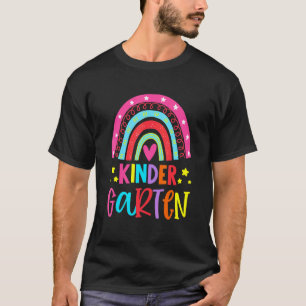 Kinder Kindergarten Regenbogen Erster Schultag Leh T-Shirt