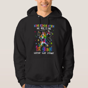 Kinder Kindergarten Wir sind 1. Klasse Pop Es Uni Hoodie