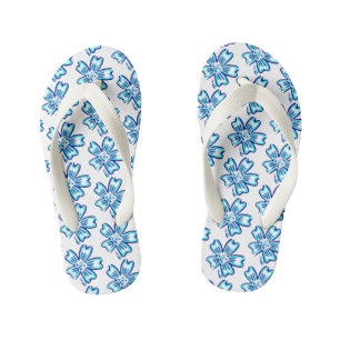 Kinder kippen Flops-Blume Flip Flops Kinderbadesandalen