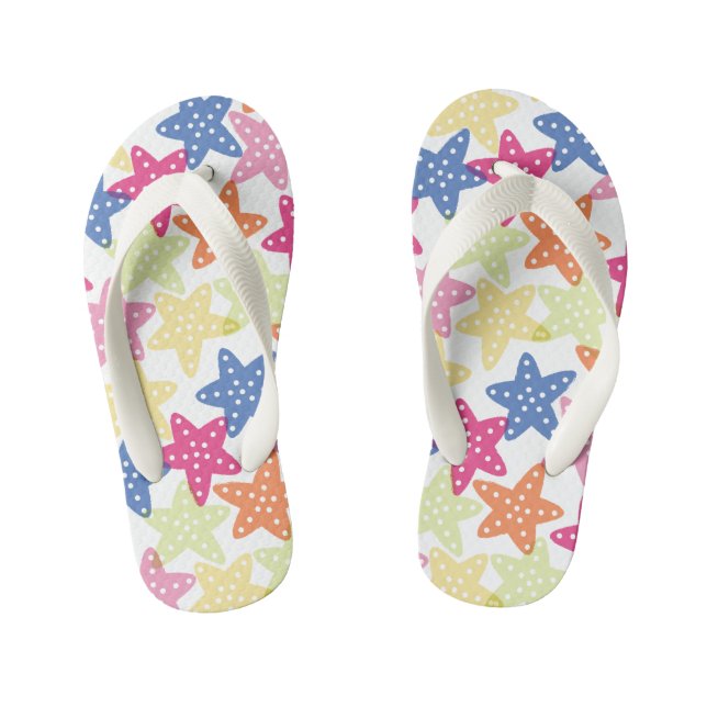 Kinder kippen Flops-Starfish Kinderbadesandalen (Fußbett)