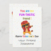 Kinder-Klassenzimmer Valentinstag Karten (Vorne/Hinten)