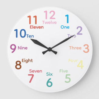 Kinder Klassenzimmer Wanduhr
