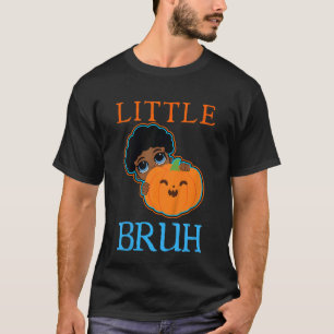 Kinder kleine Bruh Baby Bro Pumpkin in der Patchbl T-Shirt
