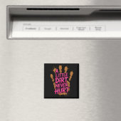 Kinder Kleiner Dreck schadet Mud Run Mudder Trail Magnet (In Situ (Geschirrspüler))