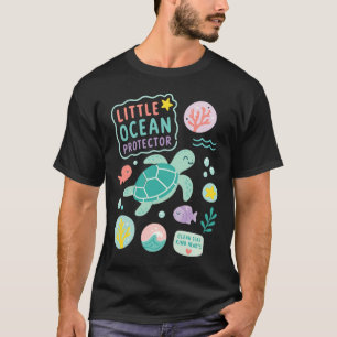 Kinder kleiner Ozeanschützer Meeresschildkröte Kin T-Shirt