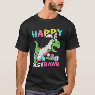 Kinder Kleinkind Happy Eastrawr T Rex Dinosaurier T-Shirt