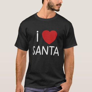 Kinder Kleinkind I Liebe Weihnachtsmann Jungen Mäd T-Shirt
