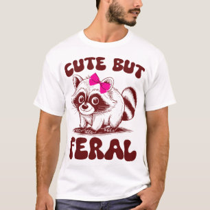 Kinder Kleinkind Raccoon, aber Feral Müll Panda T-Shirt