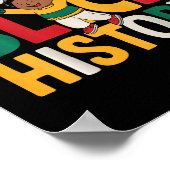 Kinder Kleinkind Schwarze Geschichte Ich bin Junet Poster (Ecke)