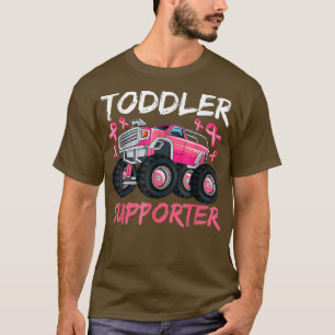 Kinder Kleinkind-Support Lkw Brustkrebs-Bewusstsei T-Shirt