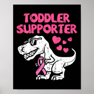 Kinder Kleinkind-Support T-Rex Kinder Brustkrebs e Poster