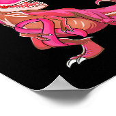 Kinder Kleinkind-Support T-rex Kinder Brustkrebs e Poster (Ecke)