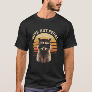 Kinder Kleinkind Waschbär Tier Lustig Junge Niedli T-Shirt